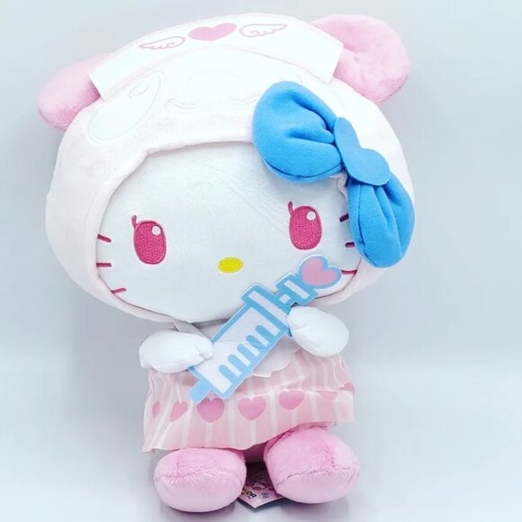 Hello Kitty Panda Nurse Big Plush (Pink) - Picture 2 of 5